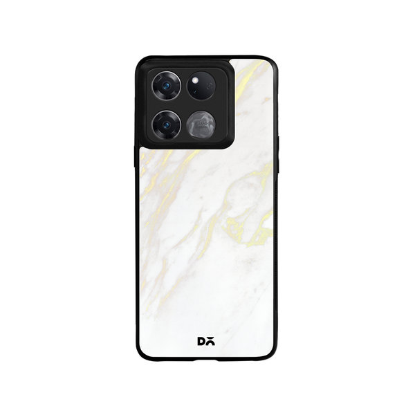 

DailyObjects White Marble 2 Glass Case Cover For OnePlus Ace Racing