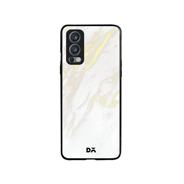 

DailyObjects White Marble 2 Glass Case Cover For OnePlus Nord 2