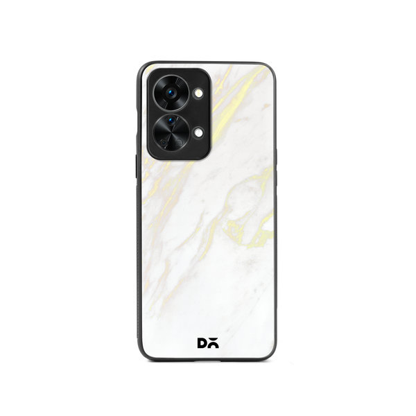 

DailyObjects White Marble 2 Glass Case Cover For OnePlus Nord 2T