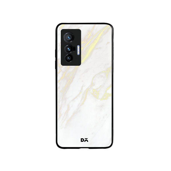 

DailyObjects White Marble 2 Glass Case Cover For Vivo X70