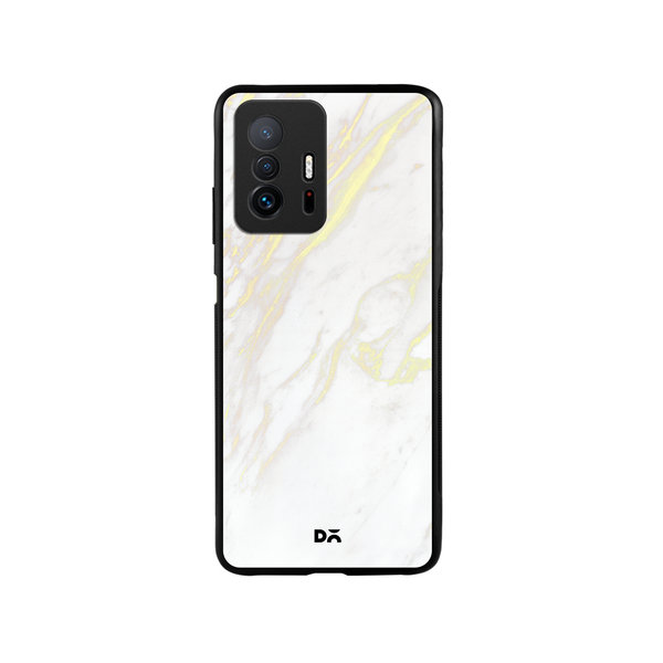 

DailyObjects White Marble 2 Glass Case Cover For Xiaomi 11T