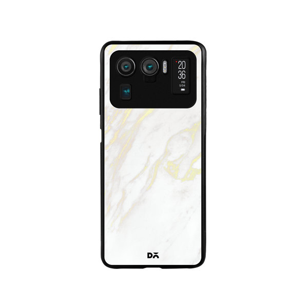 

DailyObjects White Marble 2 Glass Case Cover For Xiaomi Mi 11 Ultra