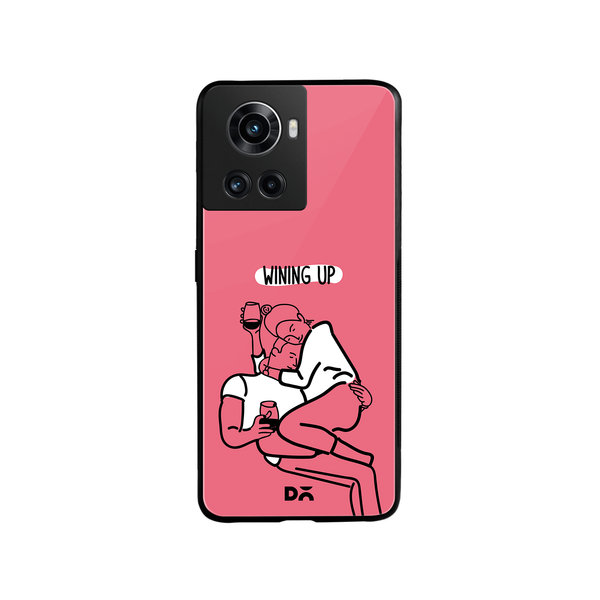 

DailyObjects Wining Up Glass Case Cover For OnePlus 10R