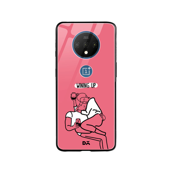

DailyObjects Wining Up Glass Case Cover For OnePlus 7T
