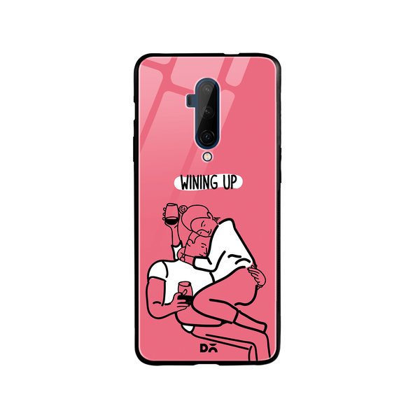 

DailyObjects Wining Up Glass Case Cover For OnePlus 7T Pro