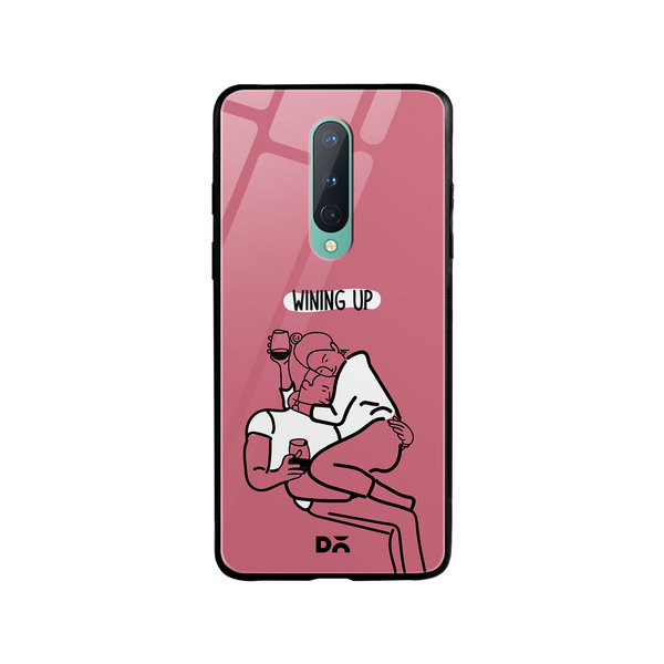 

DailyObjects Wining Up Glass Case Cover For OnePlus 8