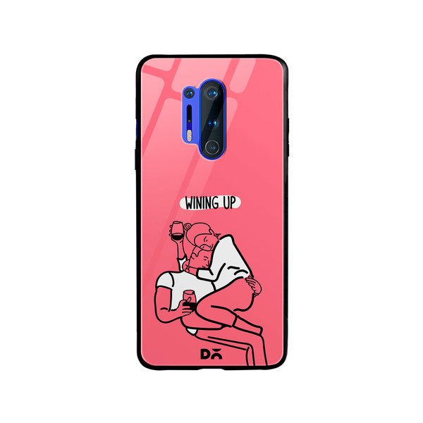 

DailyObjects Wining Up Glass Case Cover For OnePlus 8 Pro