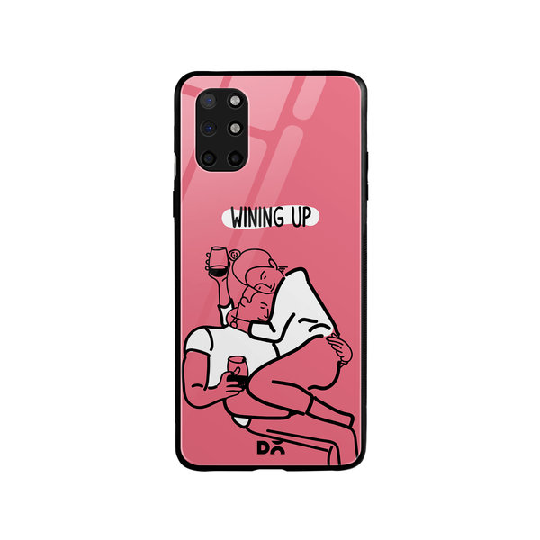 

DailyObjects Wining Up Glass Case Cover For OnePlus 8T