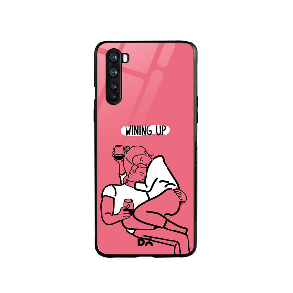 

DailyObjects Wining Up Glass Case Cover For OnePlus Nord