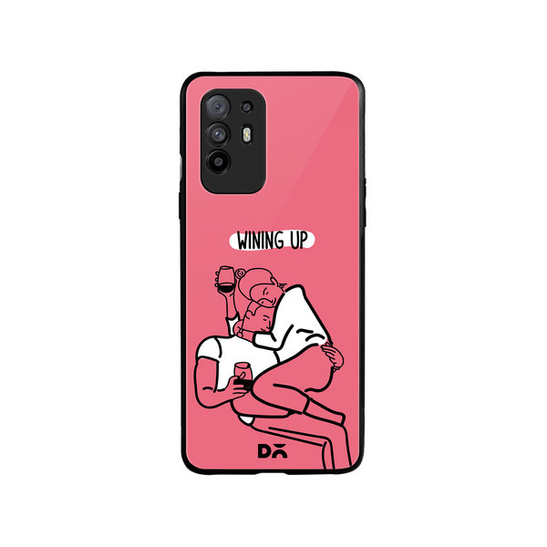 

DailyObjects Wining Up Glass Case Cover For Oppo F19 Pro Plus
