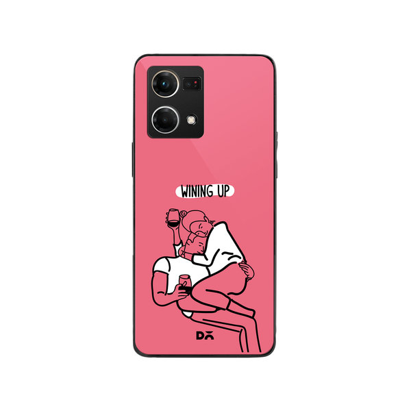 

DailyObjects Wining Up Glass Case Cover For Oppo F21 Pro