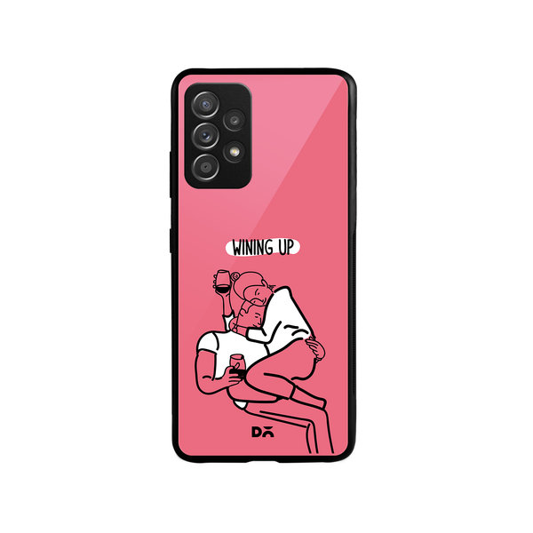 

DailyObjects Wining Up Glass Case Cover For Samsung Galaxy A53
