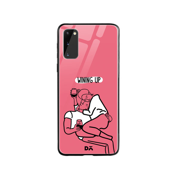 

DailyObjects Wining Up Glass Case Cover For Samsung Galaxy S20