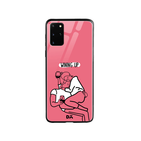 

DailyObjects Wining Up Glass Case Cover For Samsung Galaxy S20 Plus