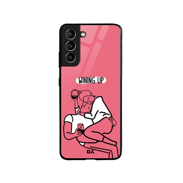 

DailyObjects Wining Up Glass Case Cover For Samsung Galaxy S21 Plus