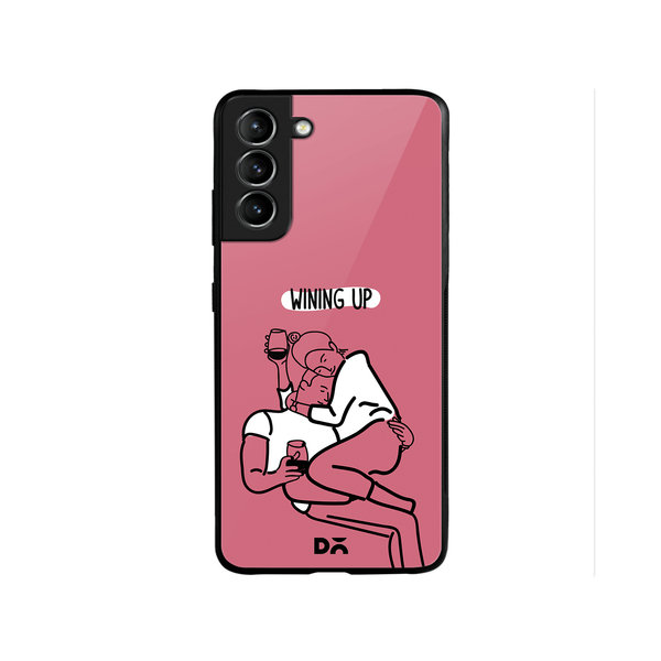 

DailyObjects Wining Up Glass Case Cover For Samsung Galaxy S22 Plus