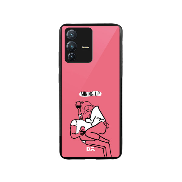 

DailyObjects Wining Up Glass Case Cover For Vivo V23