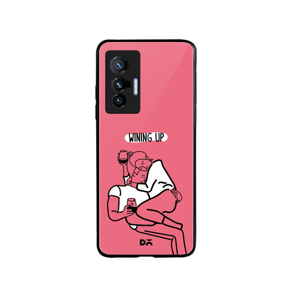 

DailyObjects Wining Up Glass Case Cover For Vivo X70