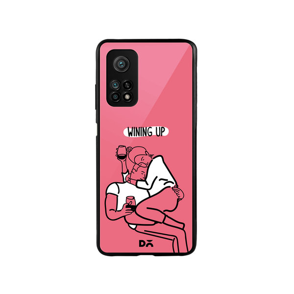 

DailyObjects Wining Up Glass Case Cover For Xiaomi Mi 10T