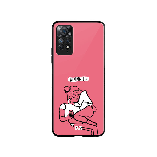 

DailyObjects Wining Up Glass Case Cover For Xiaomi Redmi Note 11 Pro