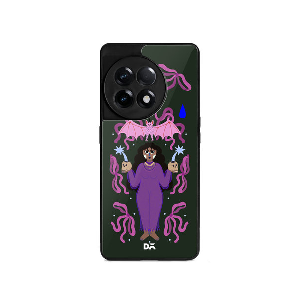 

DailyObjects Witchy Winks Glass Case Cover For OnePlus 11R