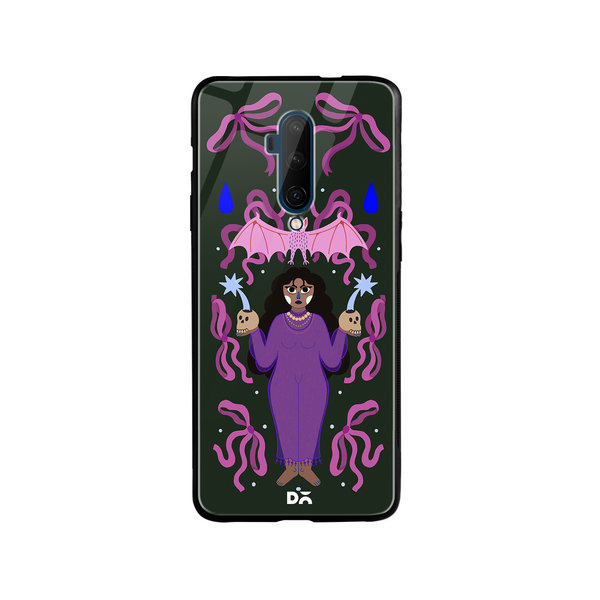 

DailyObjects Witchy Winks Glass Case Cover For OnePlus 7T Pro