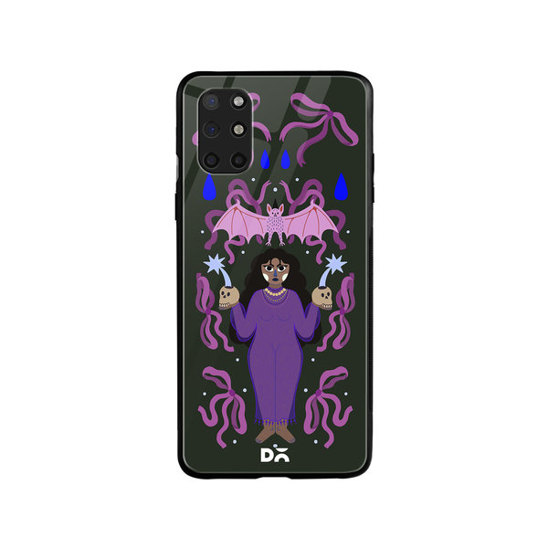 

DailyObjects Witchy Winks Glass Case Cover For OnePlus 8T