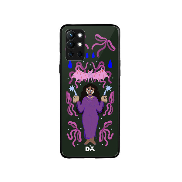 

DailyObjects Witchy Winks Glass Case Cover For OnePlus 9R