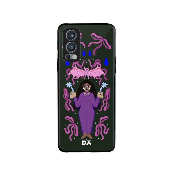 

DailyObjects Witchy Winks Glass Case Cover For OnePlus Nord 2