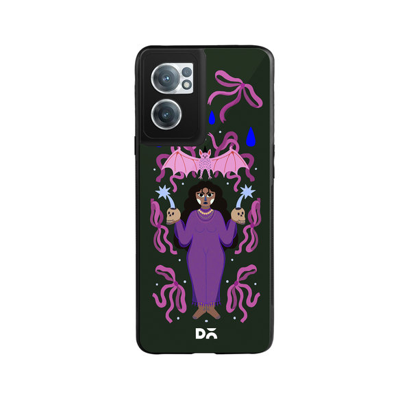 

DailyObjects Witchy Winks Glass Case Cover For OnePlus Nord CE 2