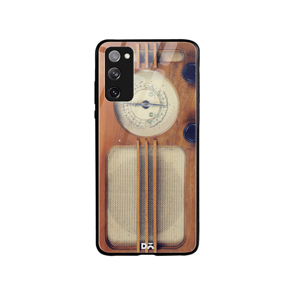 DailyObjects Wooden Radio Glass Case Cover For Samsung Galaxy S20 FE