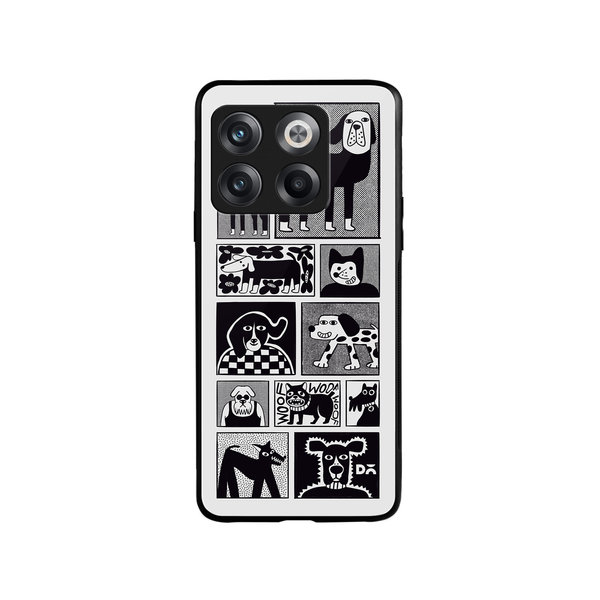 

DailyObjects Woof Tribe Glass Case Cover For OnePlus 10T