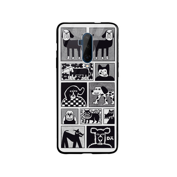 

DailyObjects Woof Tribe Glass Case Cover For OnePlus 7T Pro
