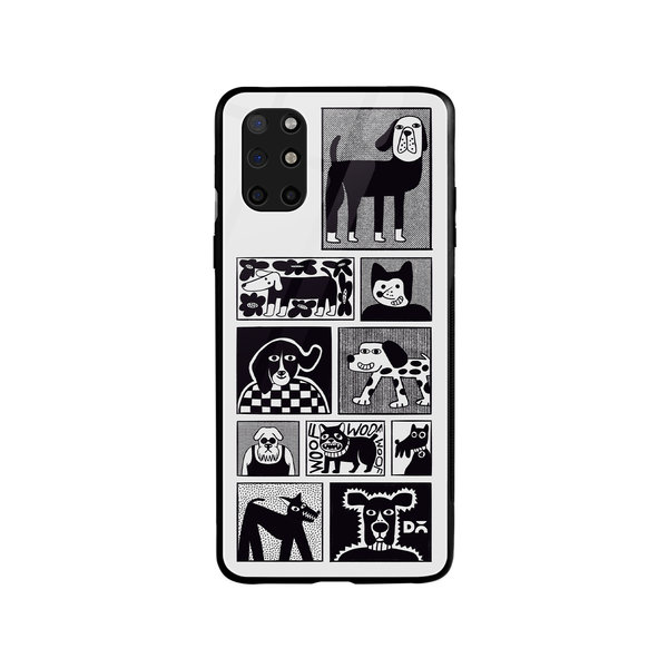 

DailyObjects Woof Tribe Glass Case Cover For OnePlus 8T