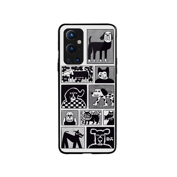 

DailyObjects Woof Tribe Glass Case Cover For OnePlus 9 Pro