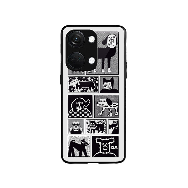 

DailyObjects Woof Tribe Glass Case Cover For OnePlus Nord 3