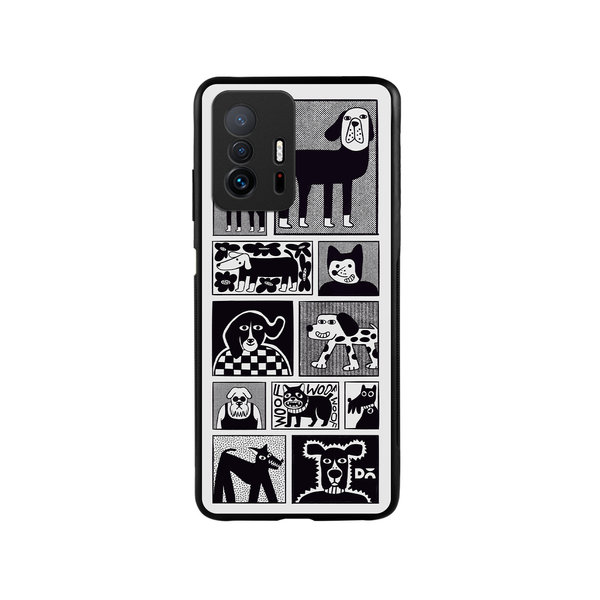 

DailyObjects Woof Tribe Glass Case Cover For Xiaomi 11T