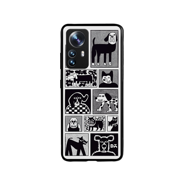 

DailyObjects Woof Tribe Glass Case Cover For Xiaomi 12 Pro