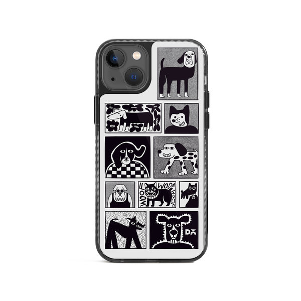 

DailyObjects Woof Tribe Stride 2.0 Case Cover For iPhone 13 Mini