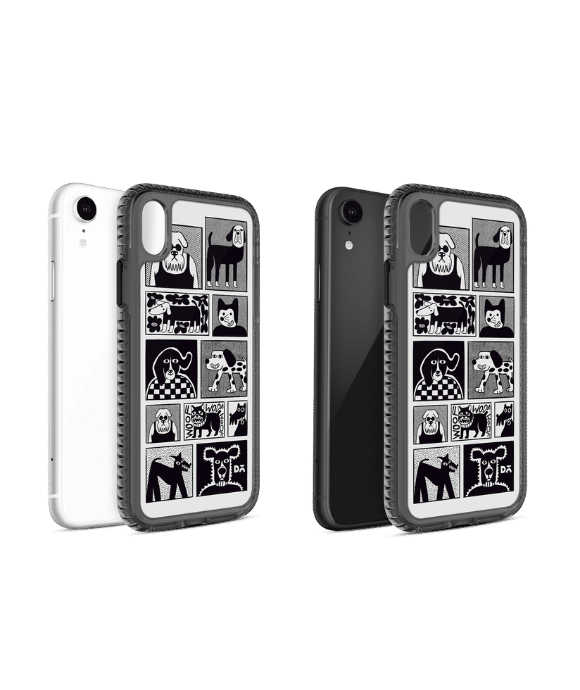 DailyObjects Woof Tribe Stride 2.0 Case Cover For iPhone XR