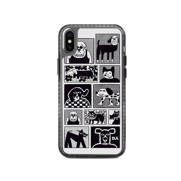 

DailyObjects Woof Tribe Stride 2.0 Case Cover For iPhone XS