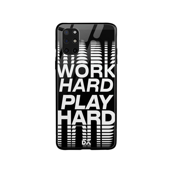 

DailyObjects Work Hard Glass Case Cover For OnePlus 8T
