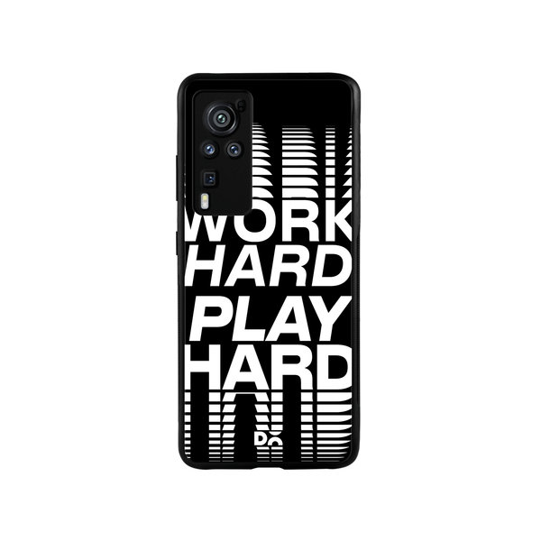 

DailyObjects Work Hard Glass Case Cover For Vivo X60 Pro