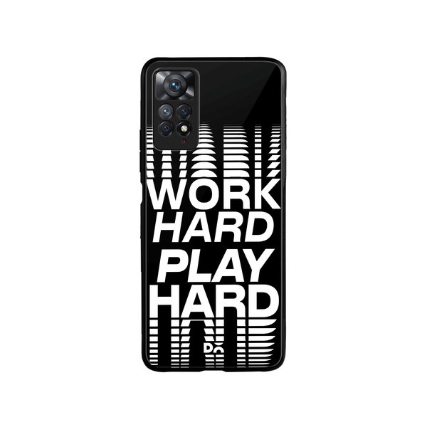 

DailyObjects Work Hard Glass Case Cover For Xiaomi Redmi Note 11 Pro