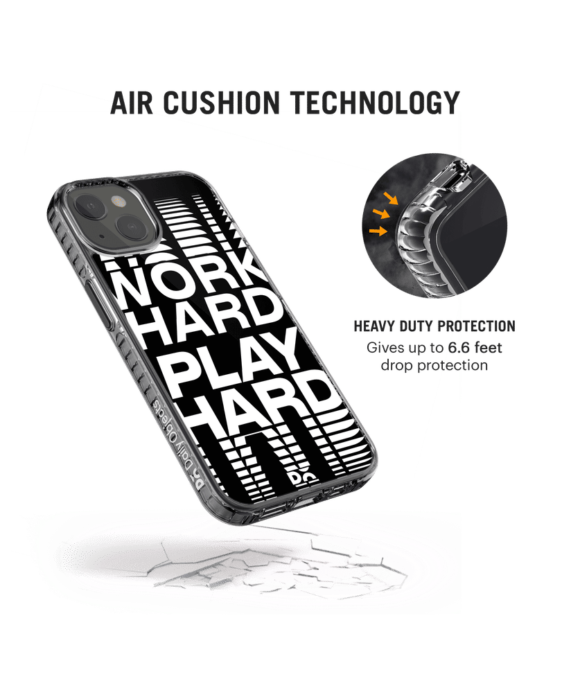 DailyObjects Work Hard Stride Case Cover For iPhone 13