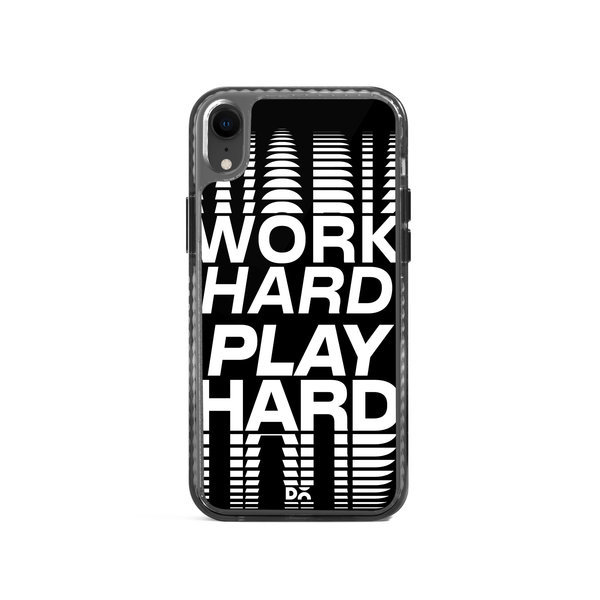

DailyObjects Work Hard Stride 2.0 Case Cover For iPhone XR