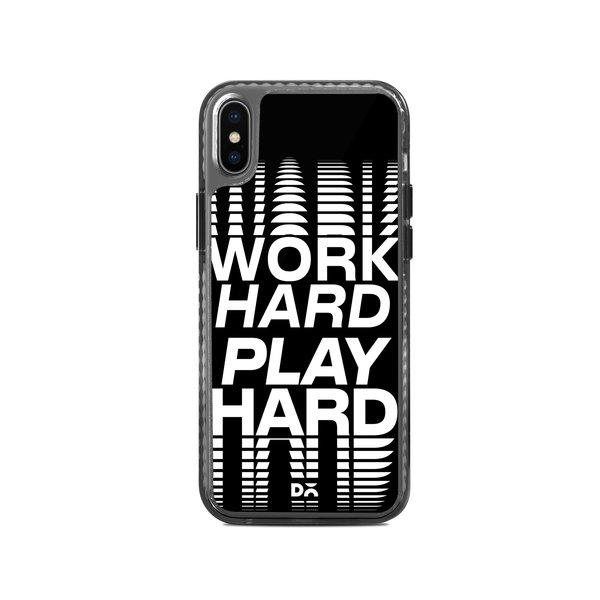 DailyObjects Work Hard Stride 2.0 Case Cover For iPhone XS