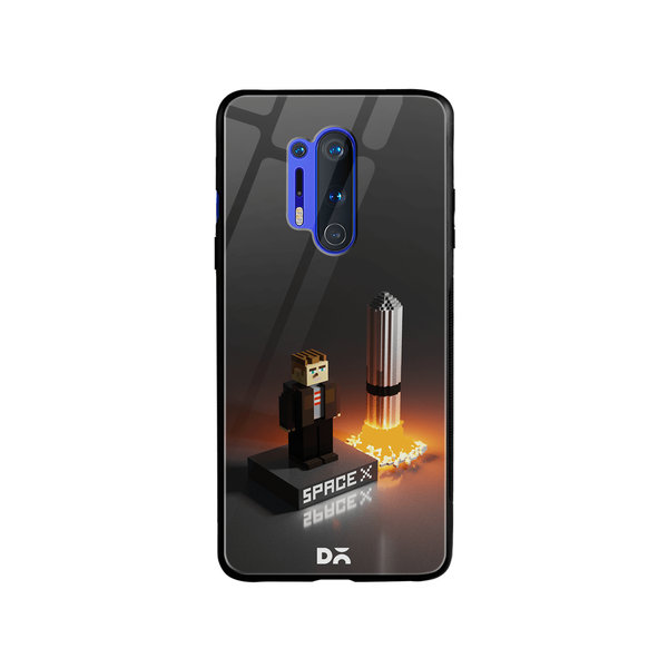DailyObjects X Æ A-12 Glass Case Cover For OnePlus 8 Pro