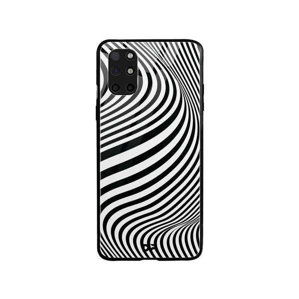 

DailyObjects Zebra Waves Glass Case Cover For OnePlus 8T
