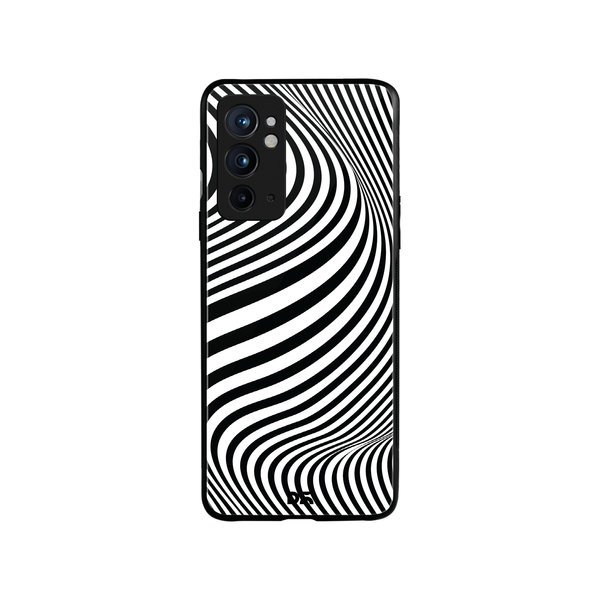 

DailyObjects Zebra Waves Glass Case Cover For OnePlus 9RT